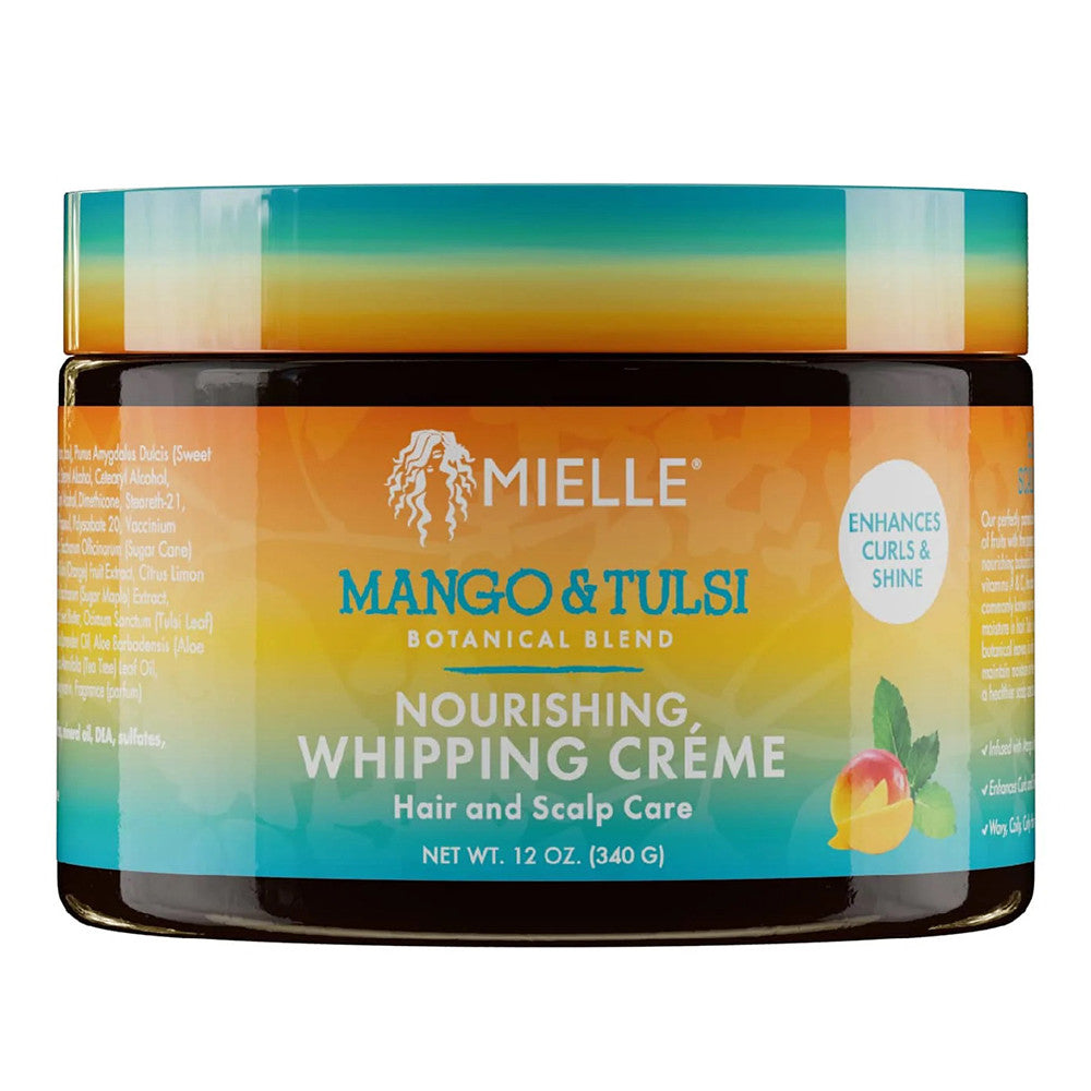 Mielle Organics Mango & Tulsi Nourishing Whipping Creme, 12 Oz